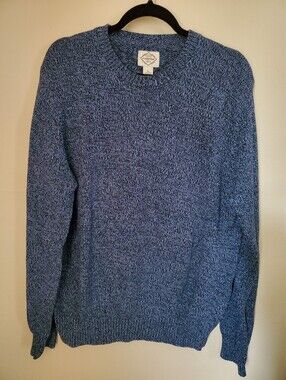 Men's Blue Knit Sweater